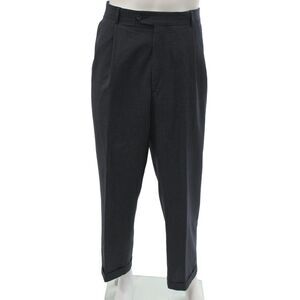 Kirkland Signature Mens Dress Pants Gray 100% Wool Button Size 36
